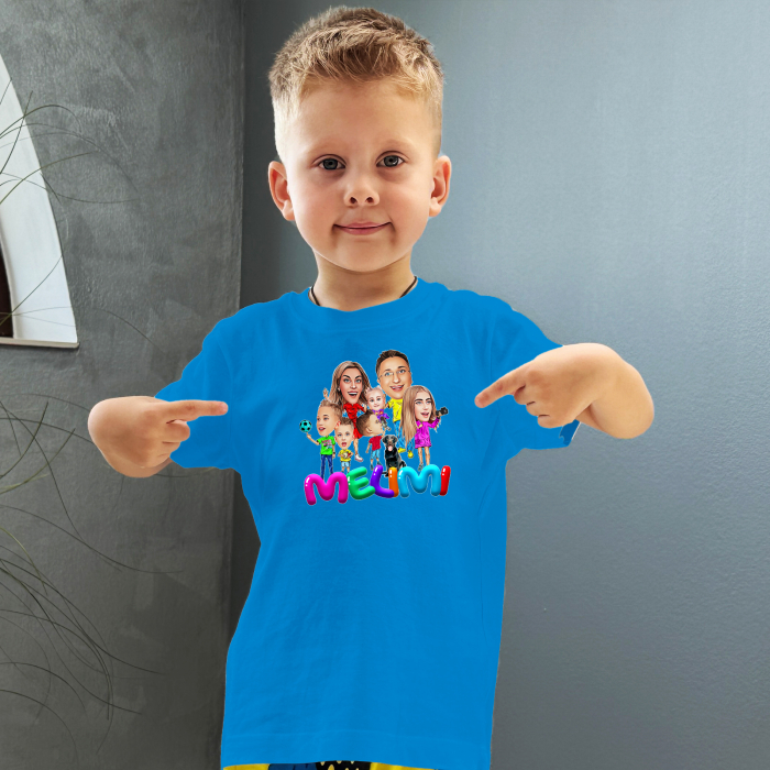 Tricou albastru #1 foto [4]