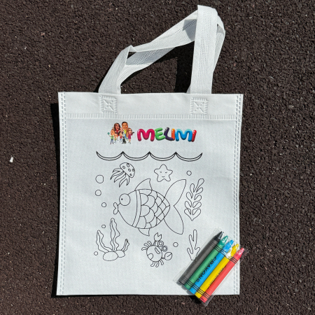 Produse noi - Plasă colorare #1 cu 5 creioane