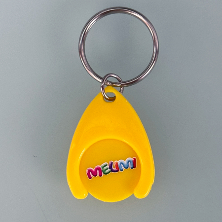 Breloc #2 cu fisă căruț (galben) [2]