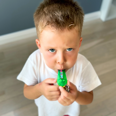 Breloc #4 fluier (verde) [4]