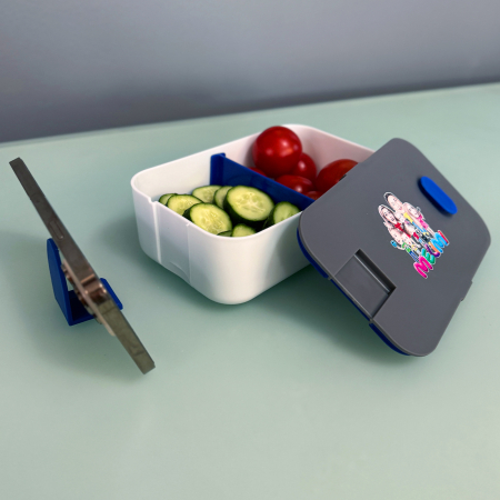 Lunch box #2 suport de telefon (albastru) [5]
