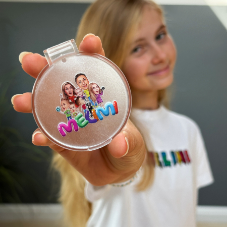 1000 de idei - Oglindă #2 plastic (albă)