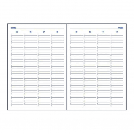 Agendă #1 format A5 cu 192 pagini (neagră) [9]