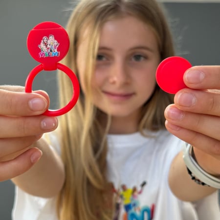 Popsocket #2 fisă căruț (roșu) [2]