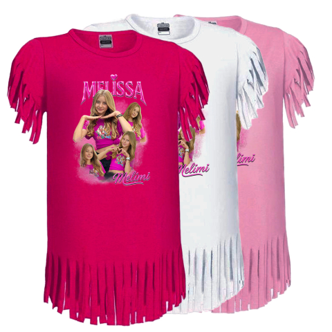 Produse noi - Rochita copii cu Melissa Melimi si franjuri