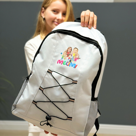 Rucsac #6 cu șiret (alb) [1]