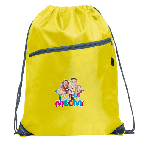 Geantă rucsac tip sac MELIMI cu buzunar cu fermoar [1]