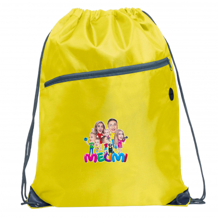 Produse noi - Sac sport #3 cu fermoar (galben)