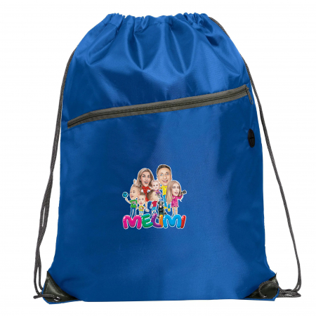 Produse noi - Sac sport #3 cu fermoar (albastru)