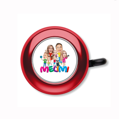 Sonerie bicicletă Melimi cu caricatura pentru copii [1]