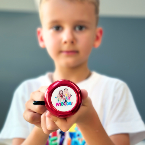 Sonerie bicicletă Melimi cu caricatura pentru copii [4]