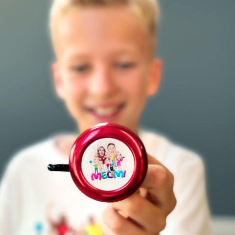 Sonerie bicicletă Melimi cu caricatura pentru copii [6]