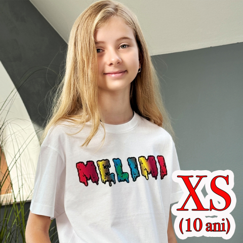 Tricou MELIMI #1 cu text mare (fete & femei)