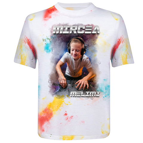 Produse noi - Tricou Mircea Melimi DJ color pentru copii
