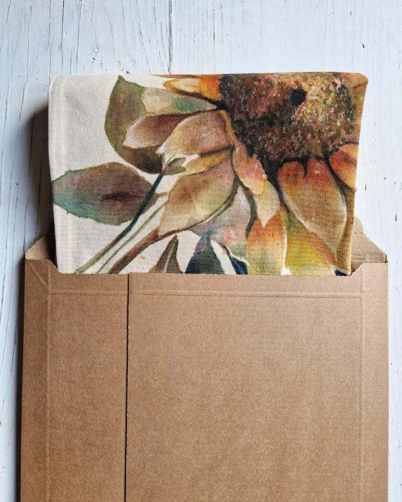 Sacoșă pictată manual – Soare de toamnă | Fabricat în România [4]