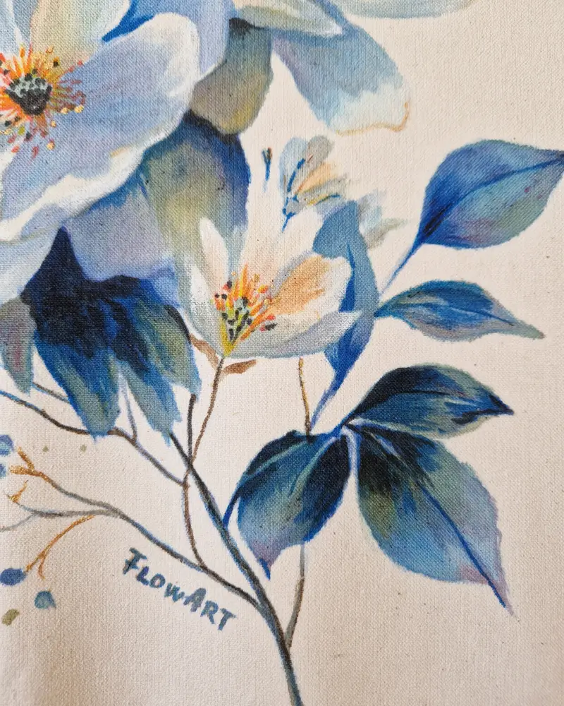 Sacoșă pictată manual – Răcoare de dimineață | Fabricat în România [2]