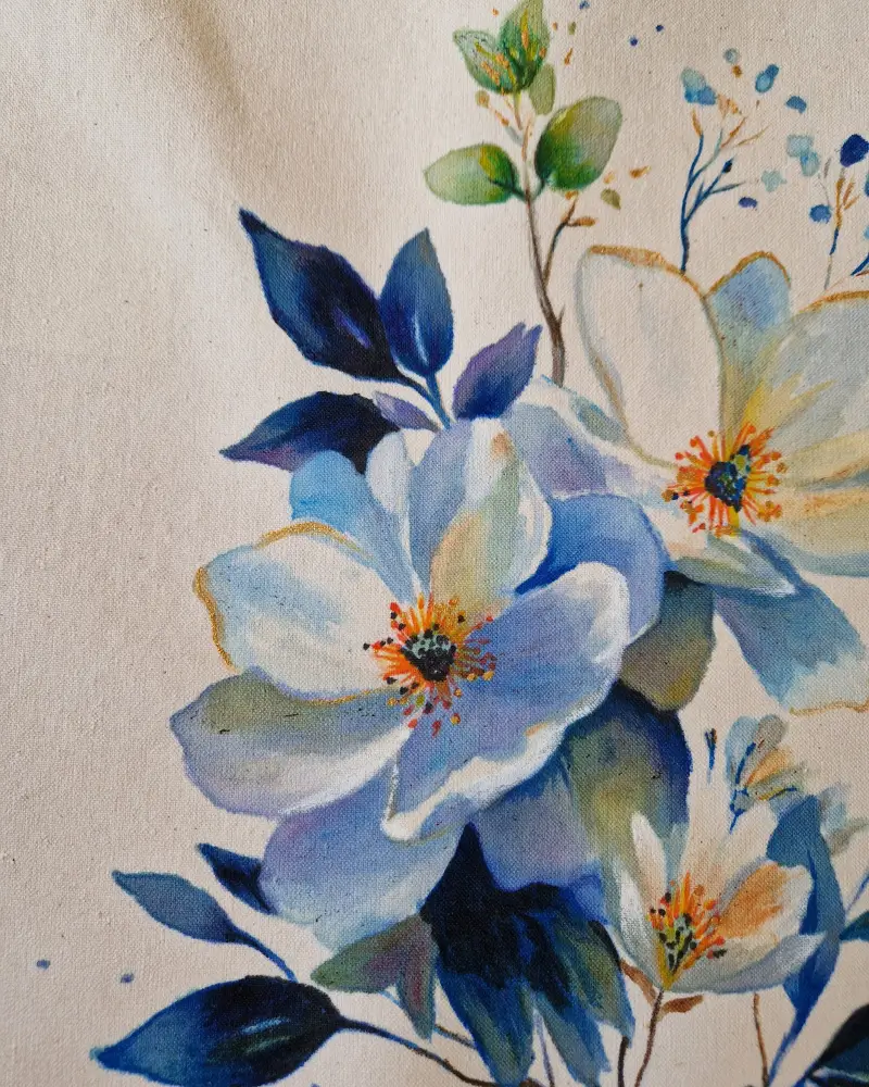 Sacoșă pictată manual – Răcoare de dimineață | Fabricat în România [3]