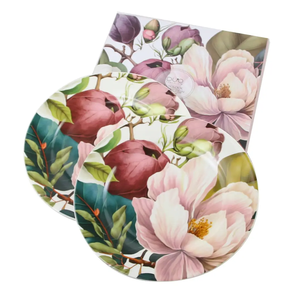 Set 2 farfurii desert 19 cm – porțelan Magnolia – colecția Kwiaty Classics [4]