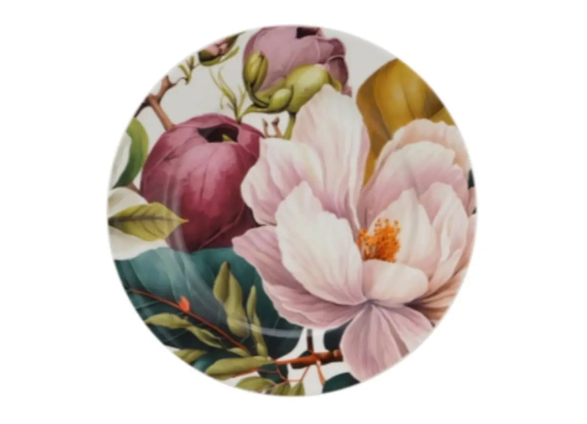 Set 2 farfurii desert 19 cm – porțelan Magnolia – colecția Kwiaty Classics [2]