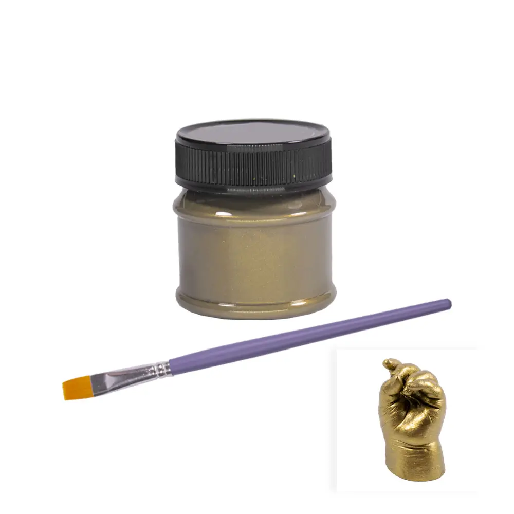 Auriu inchis - Kit vopsea speciala pentru mulaje maini