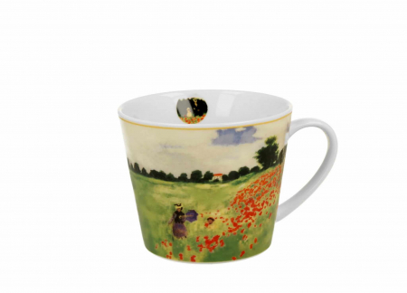 Cană 600 ml – Poppy Field – Claude Monet – porțelan New Bone China [1]