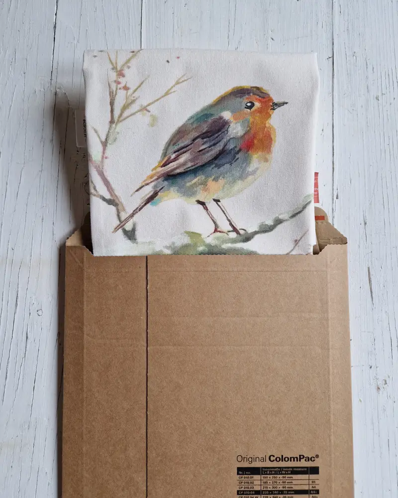 Sacoșă pictată manual cu măcăleandru – design original Flow Art [9]