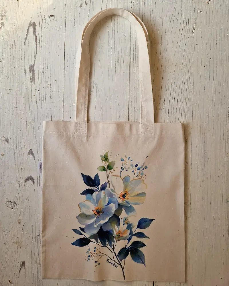 Sacoșă pictată manual – Răcoare de dimineață | Fabricat în România [4]