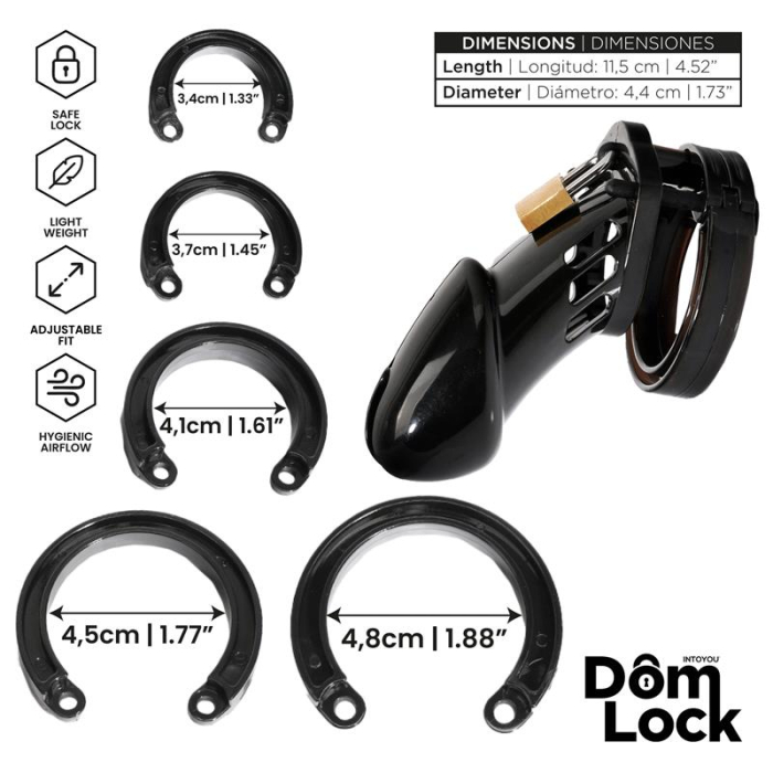 cusca castitate DOMLOCK SENTENCE, marimea M [4]