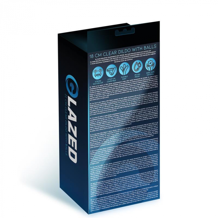 dildo GLAZED realist 18 cm [3]