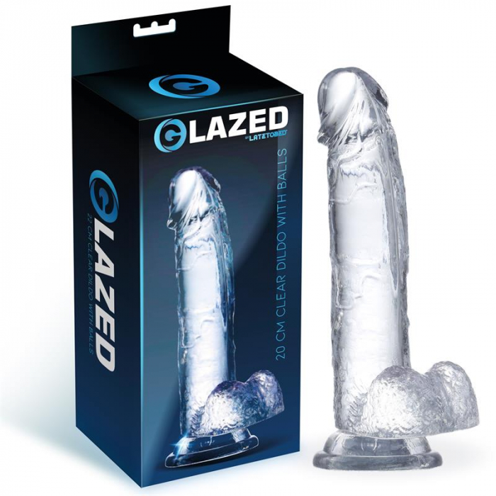 dildo GLAZED realist 20 cm [1]