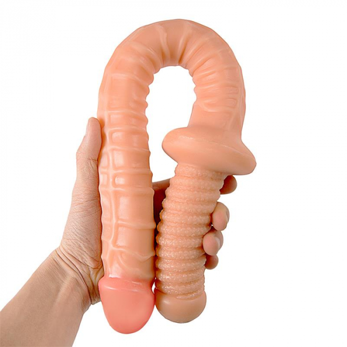 dildo realist MAX & CO în formă de sabie, culoarea pielii, 18.5 inch [2]