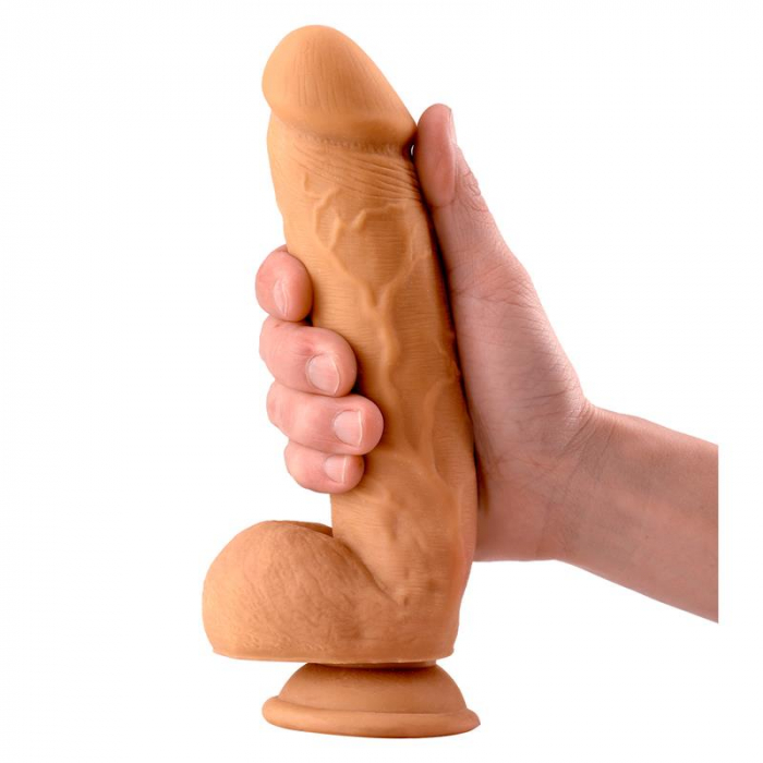 dildo MAX & CO Creig realist, cu testicule, culoarea pielii, 8.5 inch [4]