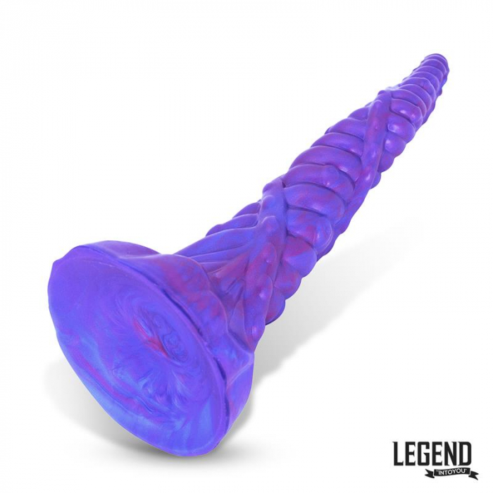 dildo realist LEGEND Octogore Unicorn din silicon lichid, 28 cm [4]