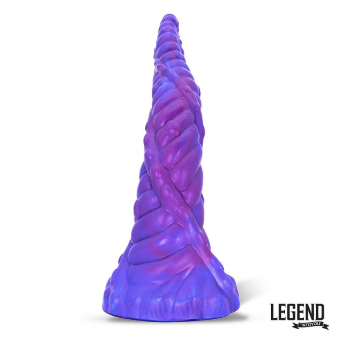 dildo realist LEGEND Octogore Unicorn din silicon lichid, 28 cm [5]