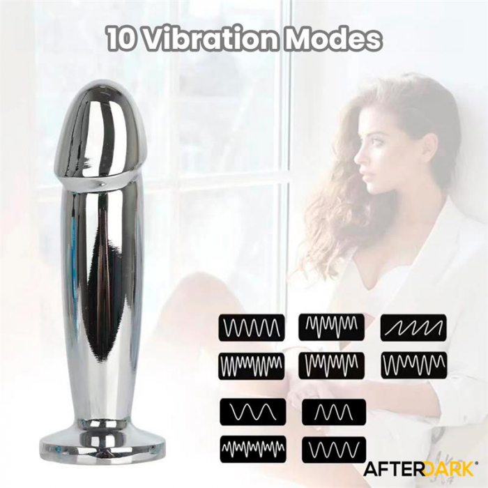 dop anal Afterdark Sarmy, cu vibrații, reîncărcare prin USB, mărimea M [6]