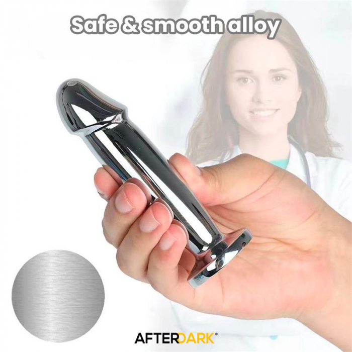 dop anal Afterdark Sarmy, cu vibrații, reîncărcare prin USB, mărimea M [4]