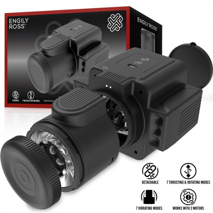 masturbator CUMERA, sub formă de aparat foto, cu funcție de împingere si rotație [1]