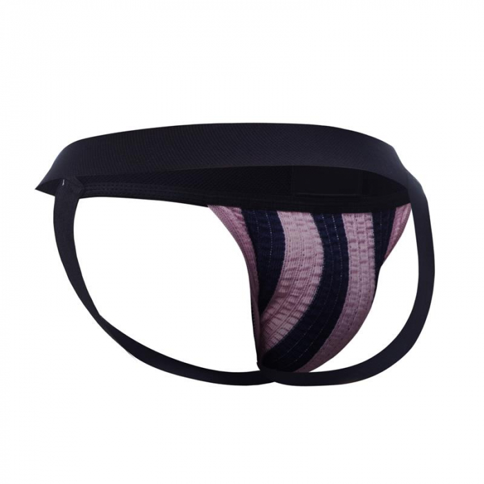 jockstrap CUT4MEN stripe-pink – roz și negru [4]