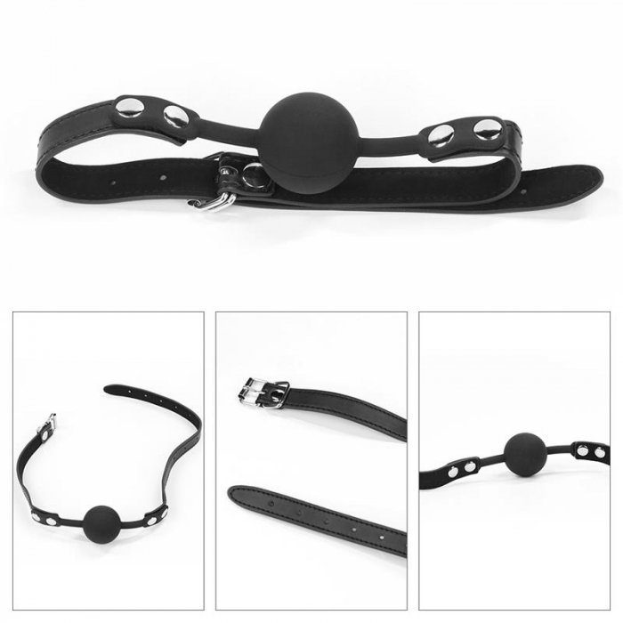 set LOVETOY delux bondage, 4 piese de culoare neagră [2]