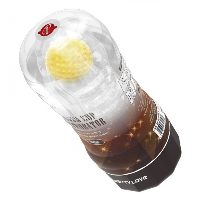 Masturbator Stellar Ball-Rolling Cup – galben [2]