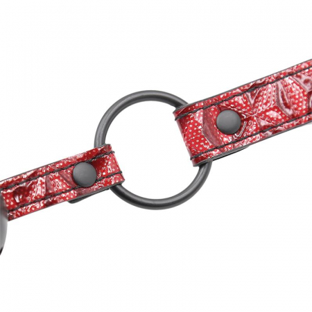 căluș cu bilă INTOYOU diamond line, din piele [3]