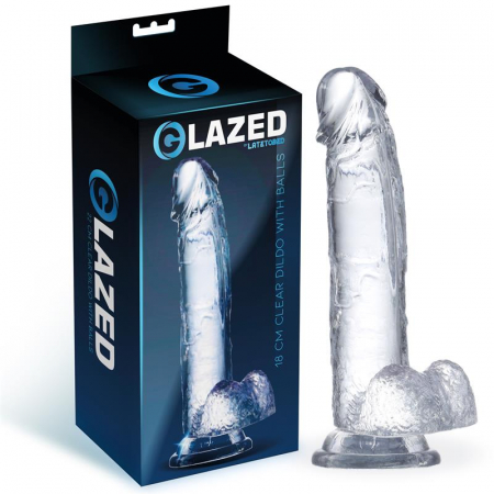 dildo - dildo GLAZED realist 18 cm