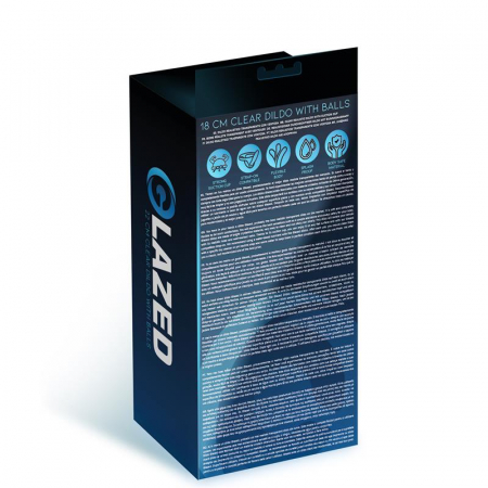 dildo GLAZED realist 18 cm [2]
