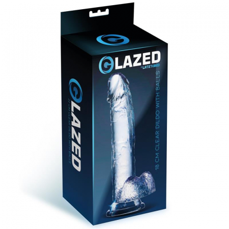 dildo GLAZED realist 18 cm [1]
