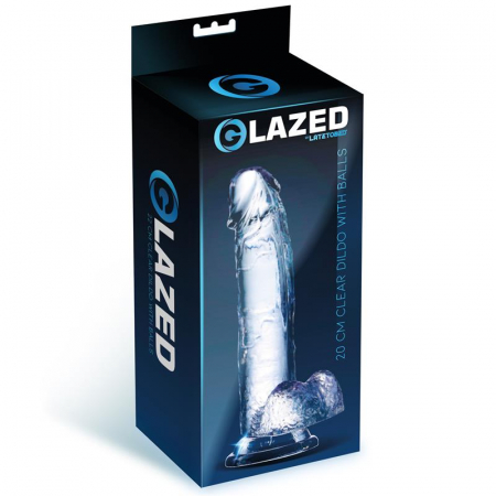 dildo GLAZED realist 20 cm [4]