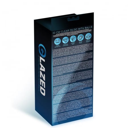 dildo GLAZED realist 22 cm [2]