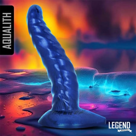 dildo - dildo LEGEND aqualith din silicon lichid, 22 cm