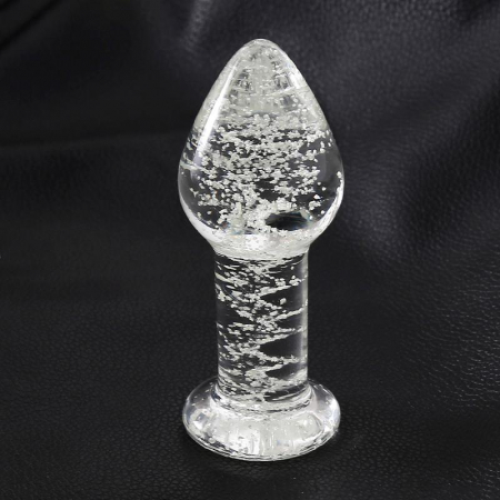 dop anal Shining Line, din sticlă, cu efect fosforescent [5]