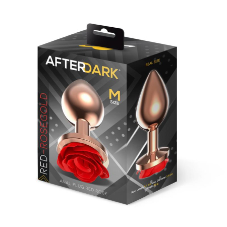 dop anal rose gold AFTERDARK trandafir rosu M [1]