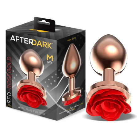 dop anal rose gold AFTERDARK trandafir rosu M [3]